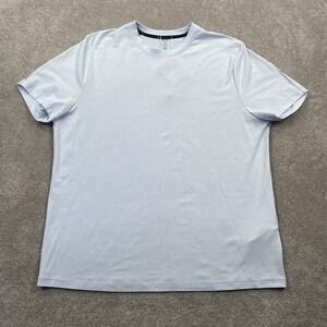 On Running Focus T Arctic Blue Short Sleeve Athletic T-Shirt Men's XL